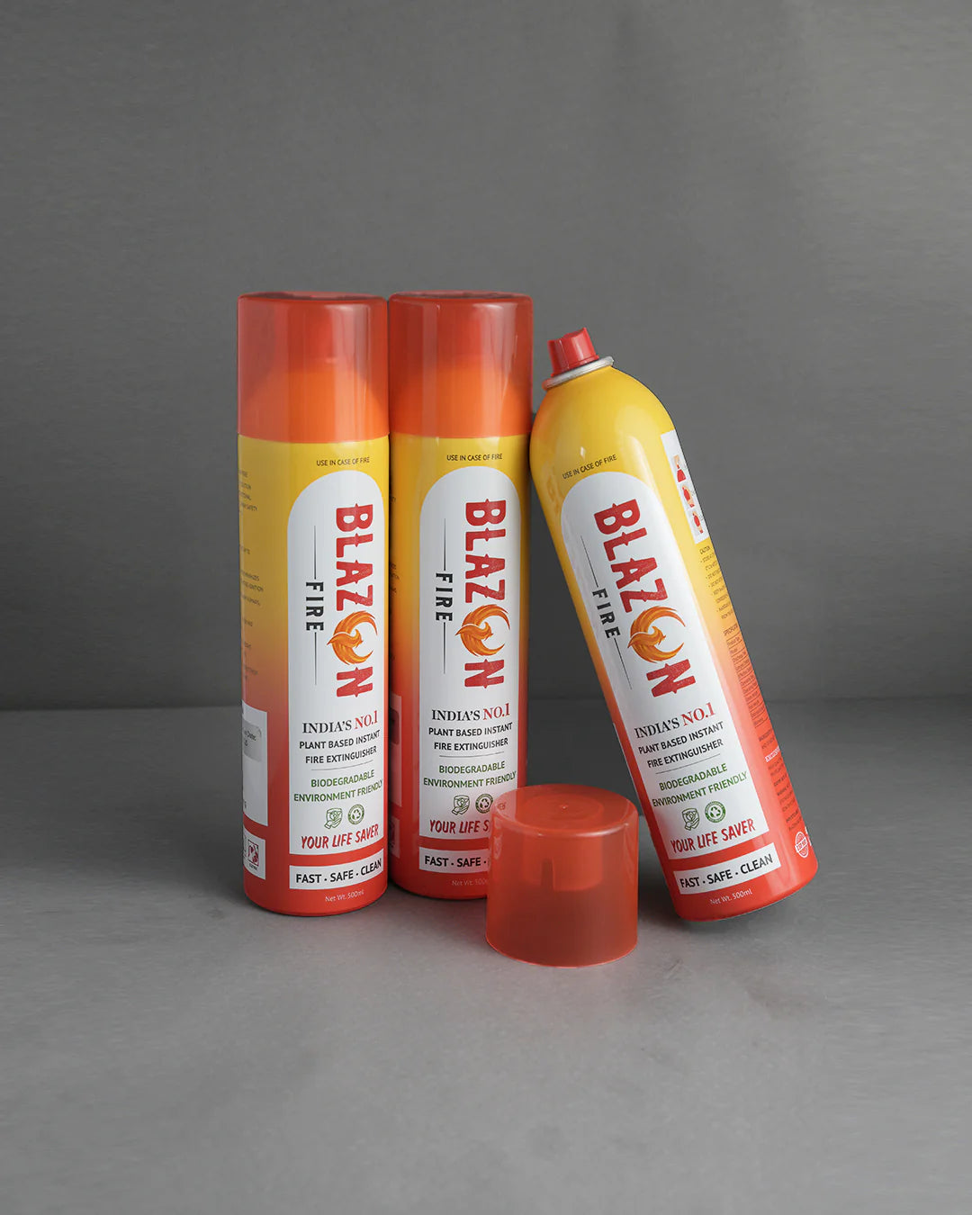 Blazon Fire – Plant-Based Instant Fire Extinguisher (500 ml)