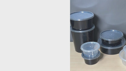 Round Recycled Containers