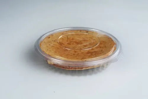 HINGED BOX ROUND 34 OZ FL KHAKHRA BOX (1457)